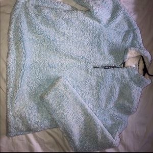 Women’s fuzzy pull over sweater